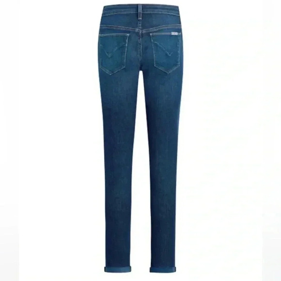 Hudson Mortal Blair High-Rise Crop Denim Straight-Leg Jeans  sz 26 - Picture 10 of 11